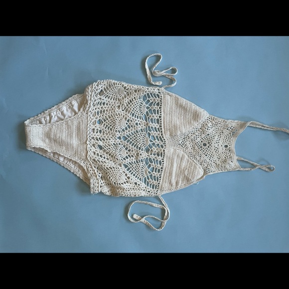 DONATED TO THRIFT STORE Lisa Marie Crochet one piece swimsuit - Picture 5 of 6